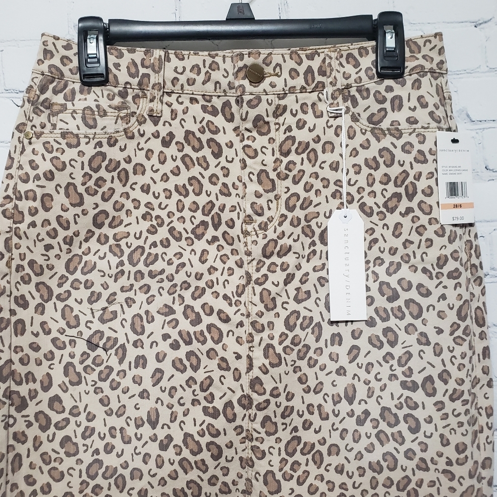 Sanctuary Denim NWT Sz 28/6 Simone Mini Skirt - Picture 3 of 13